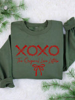 Women's Valentine's Edgy XOXO Graphic Sweatshirt