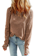 Women's Fall New Waffle Knit Top