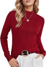 Women's Mock Neck Knit Sweater