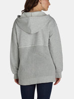 Women's Casual Mix Media Hoodie