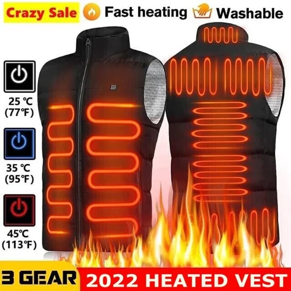 New Unisex Warming Heated Jacket/Vest??(Without rechargeable battery)