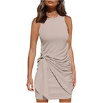 (Multiple Colour) - Casula Wrap Skirt Knit Dress
