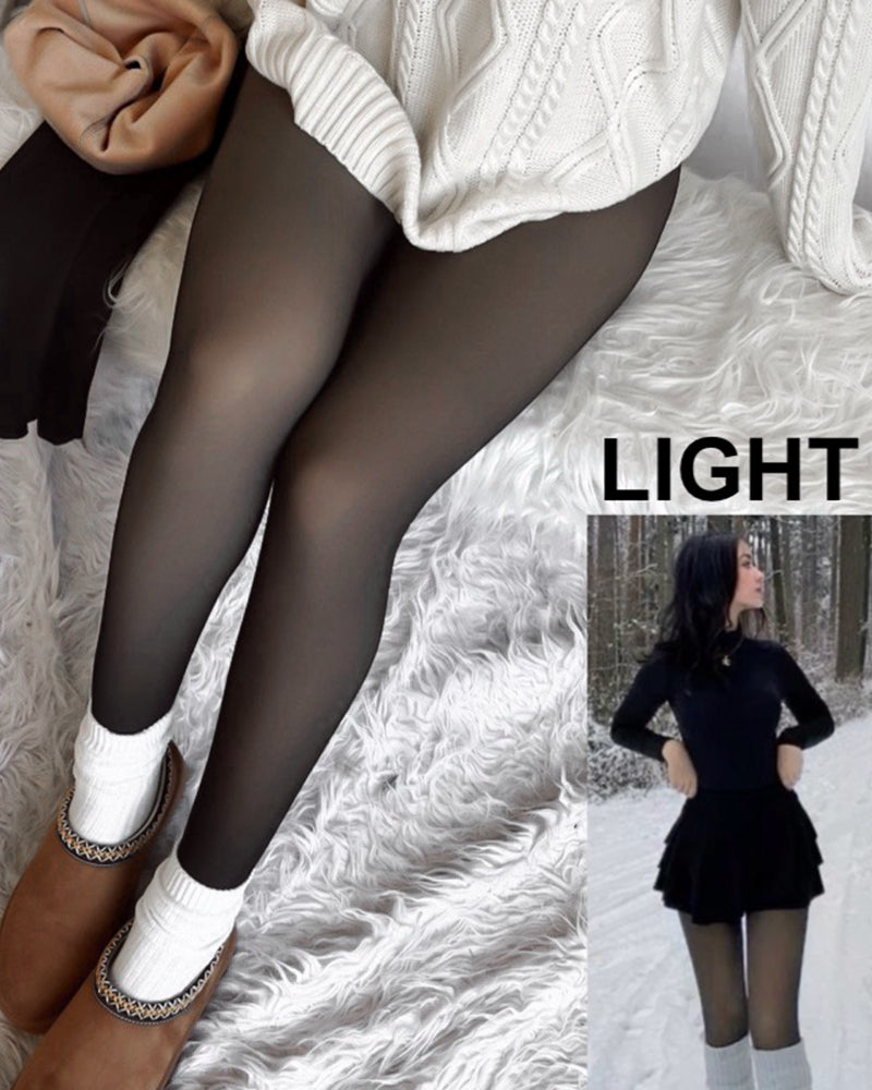 Women's Translucent Fleece Lined Tights (Buy 3 Free Shipping)