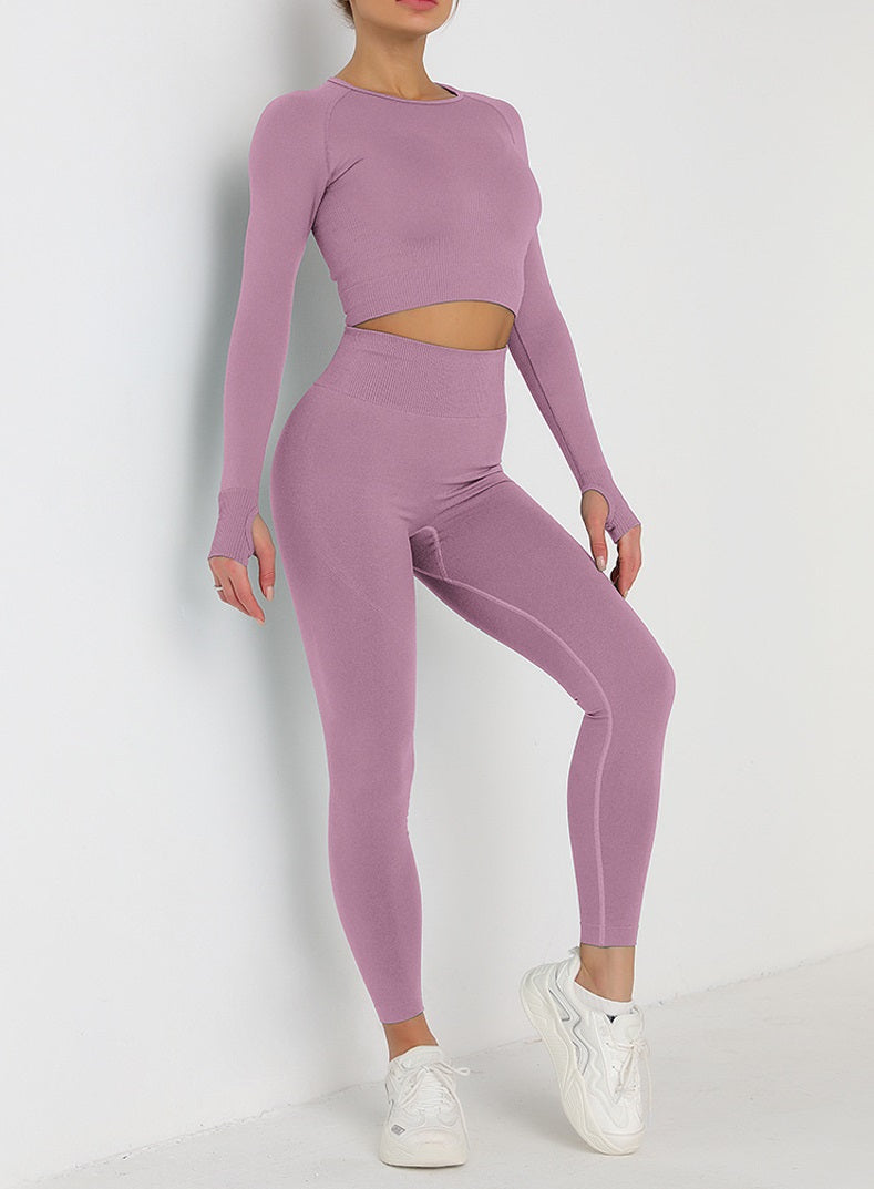 Yoga Workout Bundle Top+Legging Set