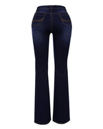 Vintage Mid Waist Flare Jeans