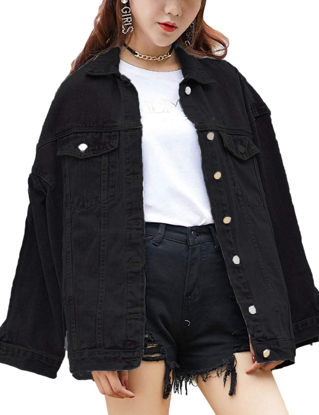 Women's Classic Button Down Denim Jacket