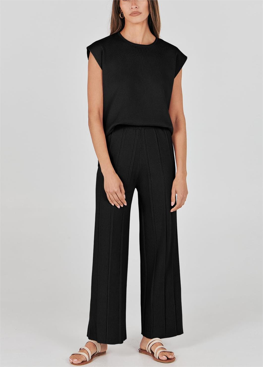 Women's 2 Piece Knit Lounge Set