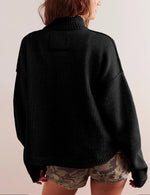 Wommen's Button Down Knit Sweater Cardigan