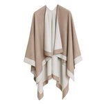 Women's Reversible Shawl Wrap Poncho