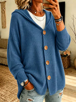 Women Plain Comfy Casual Cardigan