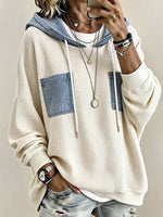 Casual Geometric Hoodie Long Sleeve Hoodie