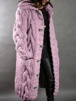 CARDIGAN CHUNKY OVERSIZED STYLE LONG COAT