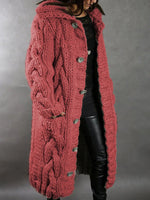 CARDIGAN CHUNKY OVERSIZED STYLE LONG COAT