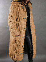CARDIGAN CHUNKY OVERSIZED STYLE LONG COAT