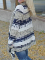Long Sleeve Cotton-blend Cardigan