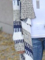 Long Sleeve Cotton-blend Cardigan