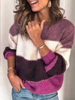 Plus Size Long Sleeve Casual Sweater