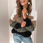 Plus Size Long Sleeve Casual Sweater