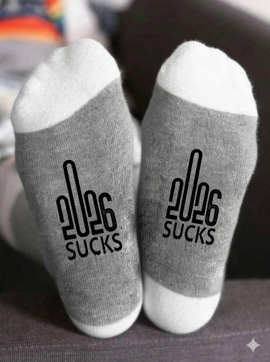 2020 MIDDLE FINGER UNISEX CREW SOCKS