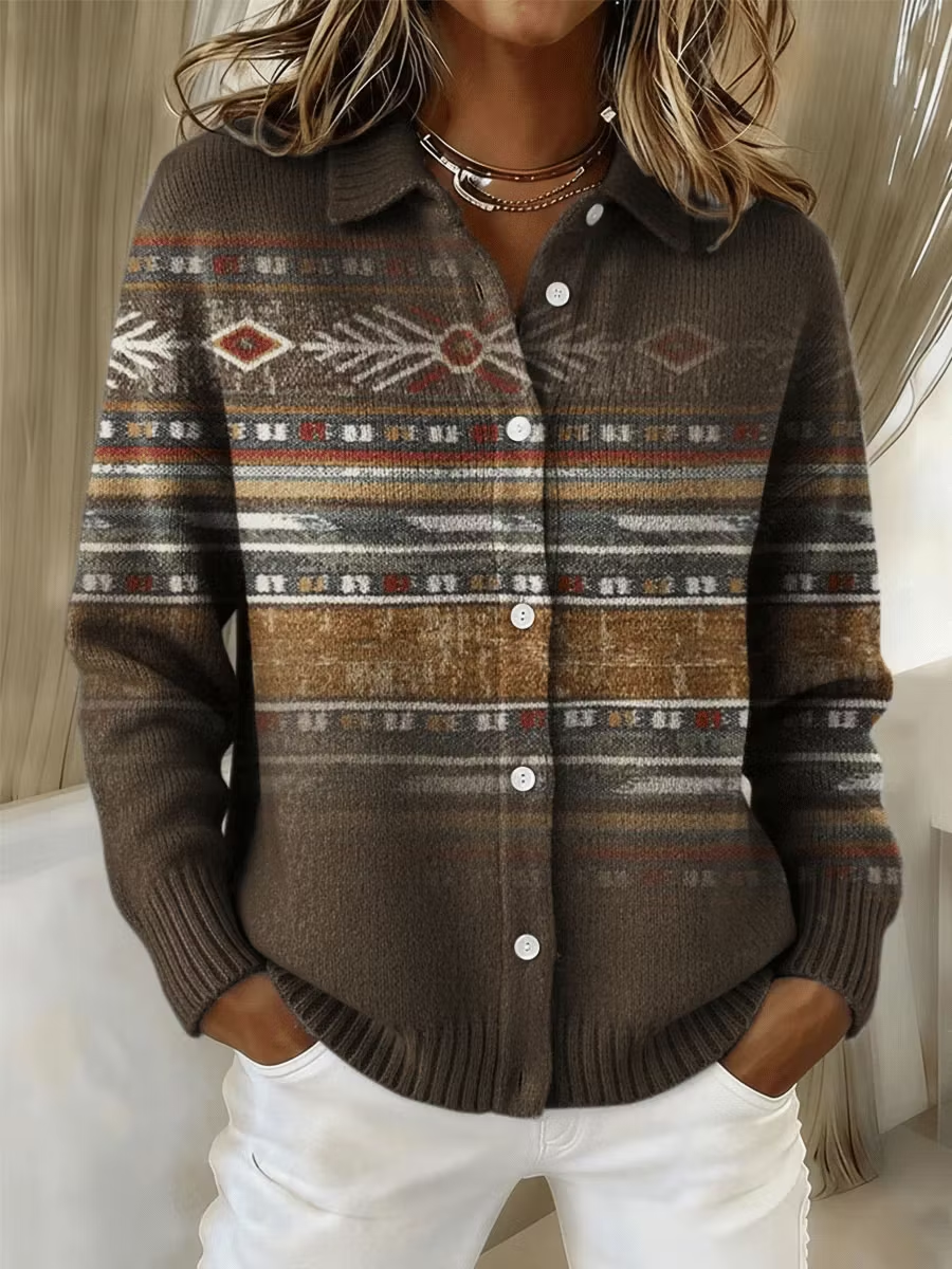 Regular Fit Wild West Casual Knit Top