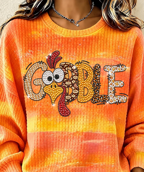 Casual Text Letters Henley Collar Long Sleeve Sweatshirt