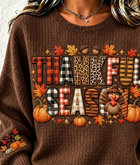 Casual Text Letters Henley Collar Long Sleeve Sweatshirt
