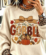 Casual Leopard Crew Neck Long Sleeve Sweatshirt