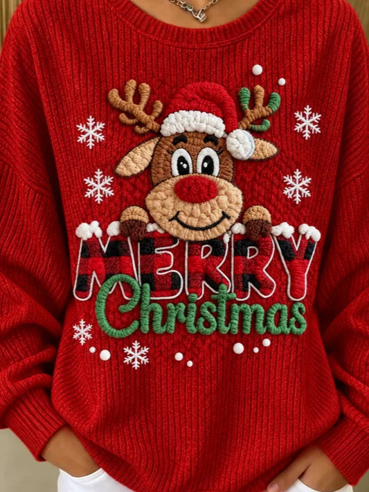 Casual Text Letters Crew Neck Long Sleeve Sweatshirt
