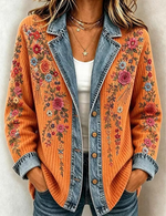 Women Casual Floral Printed Cardigan