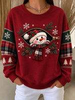 Christmas Casual Vintage Printing Sweatshirt
