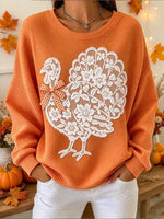 Regular Fit Turkey Casual Crew Neck Sweatshirt