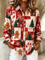 Women's Fun Playful Christmas Shirt