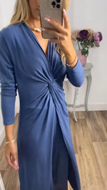 Casual 2 Pieces Suit With Long Top Matching Trouser