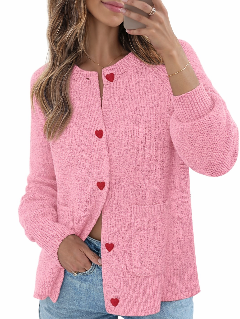 Women's Chunky Knit Button Up Cardigan Sweaters