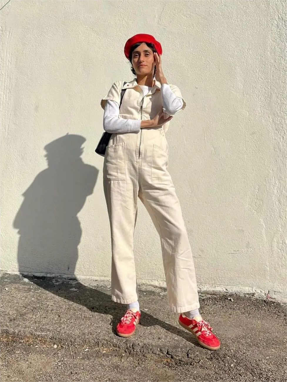 Cropped Utility Jumpsuit