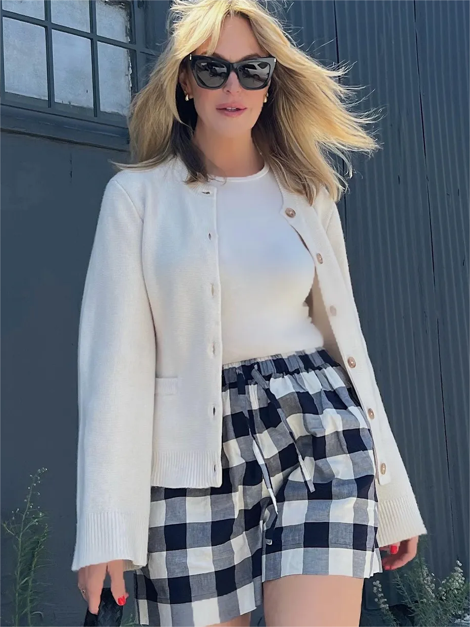 Slimming Button Cardigan Sweater