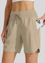 Women's 7 Inseam Athletic High Wasistband Shorts