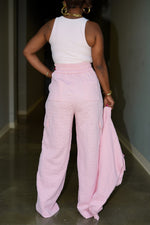 Women's Luxury Embossed Jacket and Pants Set