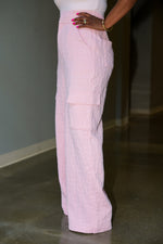 Women's Luxury Embossed Jacket and Pants Set