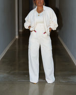 Women's Luxury Embossed Jacket and Pants Set