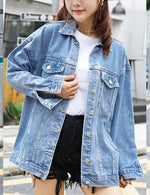 Women's Classic Button Down Denim Jacket