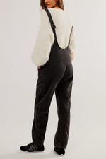 Women's Denim Sleeveless Loose Jumpsuit with Pockets