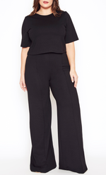Women's Knit Wide Leg Pants