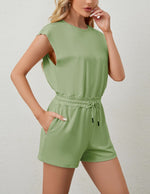 Women's Open Back Active Rompers