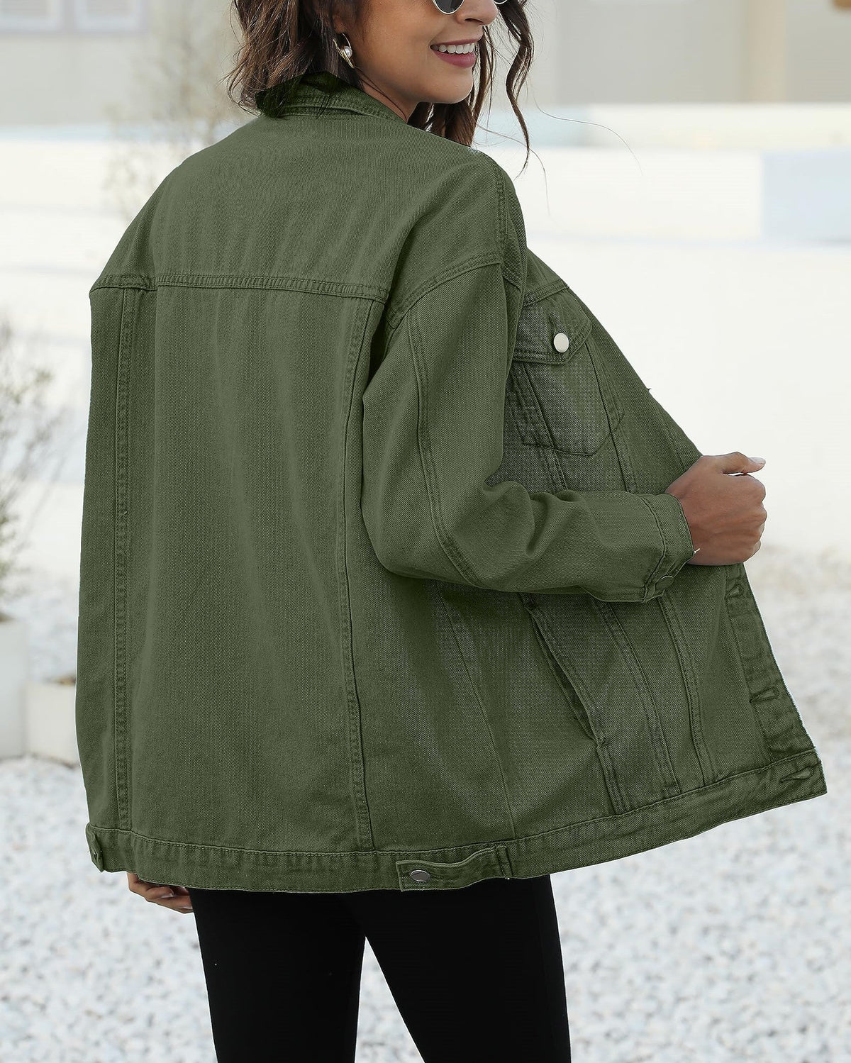 Women's Classic Button Down Denim Jacket