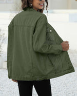 Women's Classic Button Down Denim Jacket