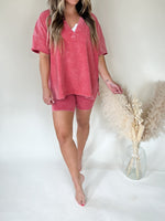 New Women's Summer Washed Set