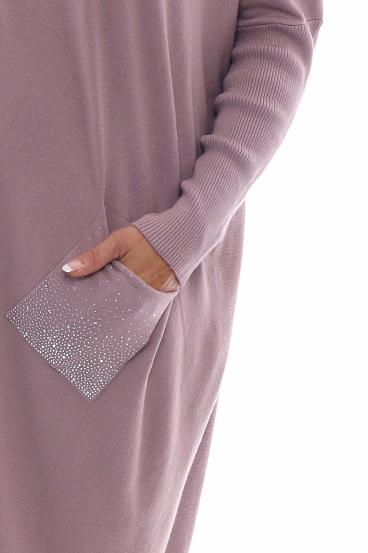 New Sparkle Pocket Jumper Dress
