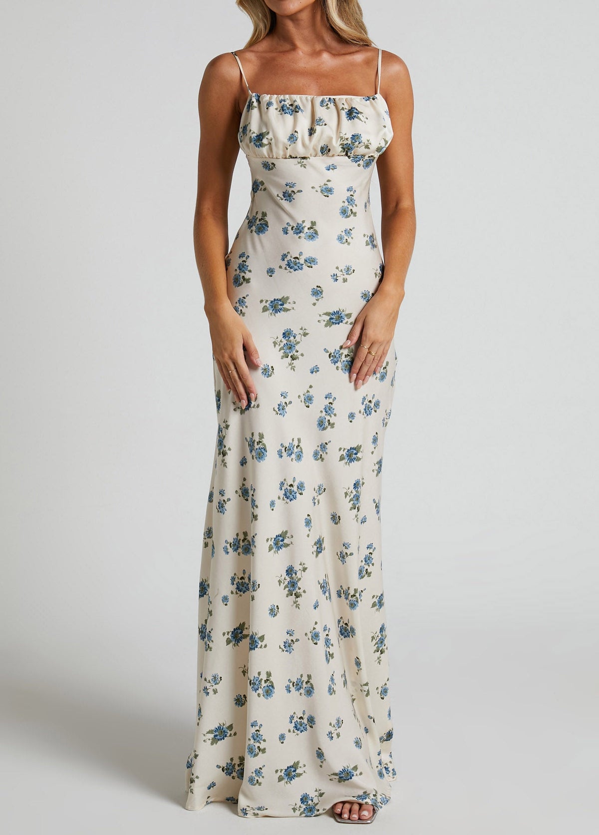 Women Maxi Dress In Cream (Last Day Promotion 50% OFF)