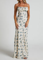 Women Maxi Dress In Cream (Last Day Promotion 50% OFF)